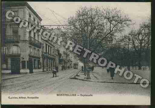 Ville de MONTPELLIER Carte postale ancienne