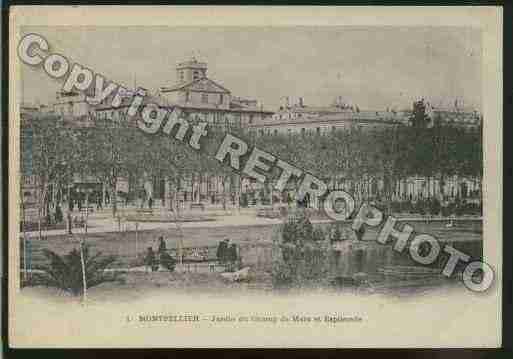 Ville de MONTPELLIER Carte postale ancienne