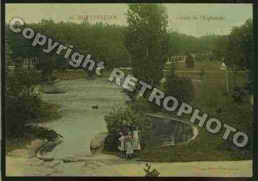 Ville de MONTPELLIER Carte postale ancienne