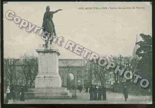 Ville de MONTPELLIER Carte postale ancienne