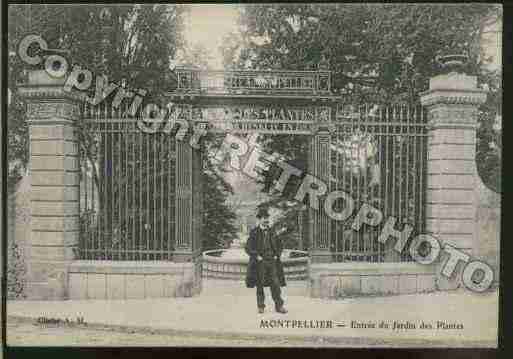 Ville de MONTPELLIER Carte postale ancienne