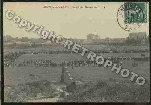 Ville de MONTPELLIER Carte postale ancienne