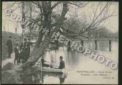 Ville de MONTPELLIER Carte postale ancienne