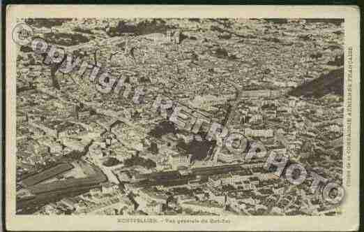 Ville de MONTPELLIER Carte postale ancienne