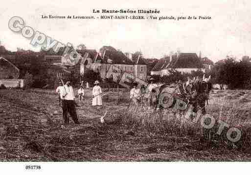 Ville de MONTSAINTLEGER Carte postale ancienne