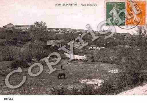 Ville de MONTSAINTMARTIN Carte postale ancienne