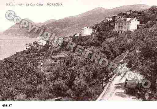 Ville de MORSIGLIA Carte postale ancienne