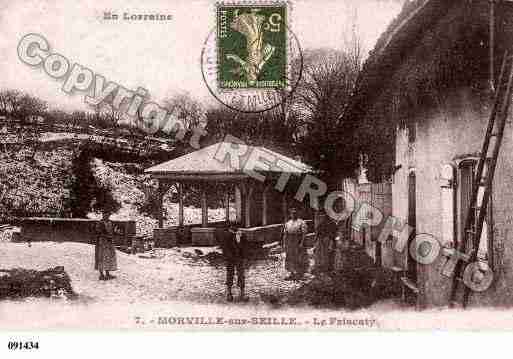 Ville de MORVILLESURSEILLE Carte postale ancienne