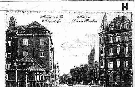 Ville de MULHOUSE Carte postale ancienne