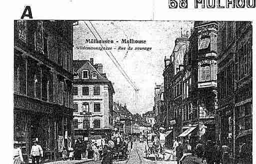 Ville de MULHOUSE Carte postale ancienne