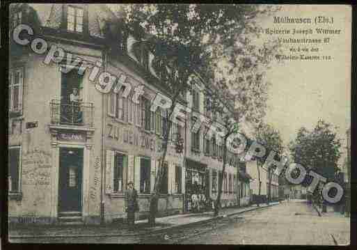 Ville de MULHOUSE Carte postale ancienne