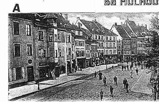 Ville de MULHOUSE Carte postale ancienne