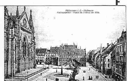 Ville de MULHOUSE Carte postale ancienne