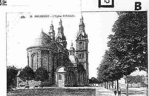 Ville de MULHOUSE Carte postale ancienne