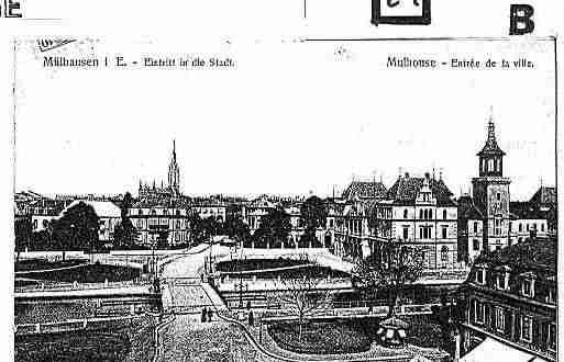 Ville de MULHOUSE Carte postale ancienne