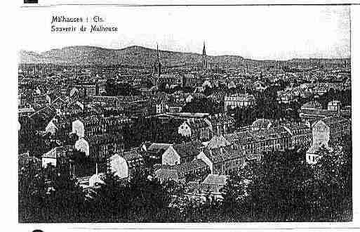 Ville de MULHOUSE Carte postale ancienne