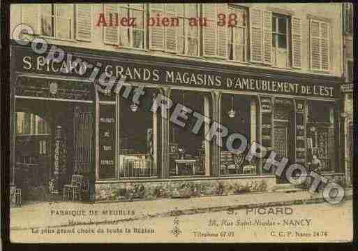 Ville de NANCY Carte postale ancienne