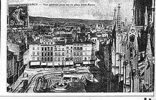 Ville de NANCY Carte postale ancienne