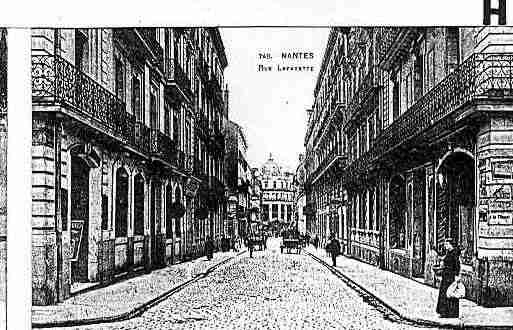 Ville de NANTES Carte postale ancienne