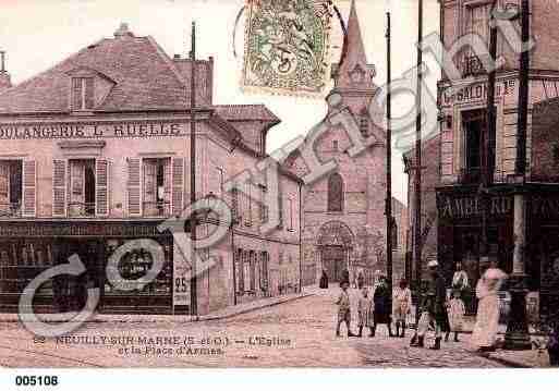 Ville de NEUILLYSURMARNE Carte postale ancienne