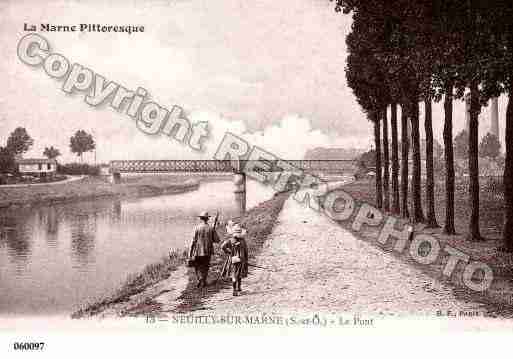 Ville de NEUILLYSURMARNE Carte postale ancienne