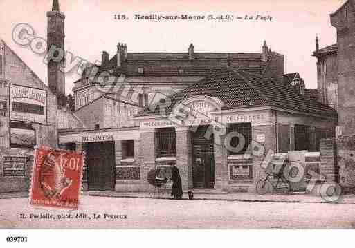 Ville de NEUILLYSURMARNE Carte postale ancienne