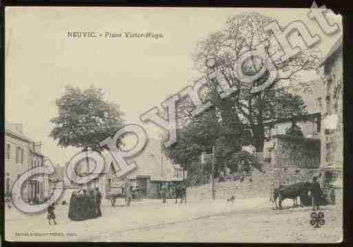 Ville de NEUVIC Carte postale ancienne