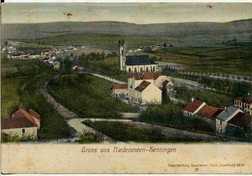 Ville de NIEDERANVEN Carte postale ancienne Ville de NIEDERANVEN Carte postale ancienne