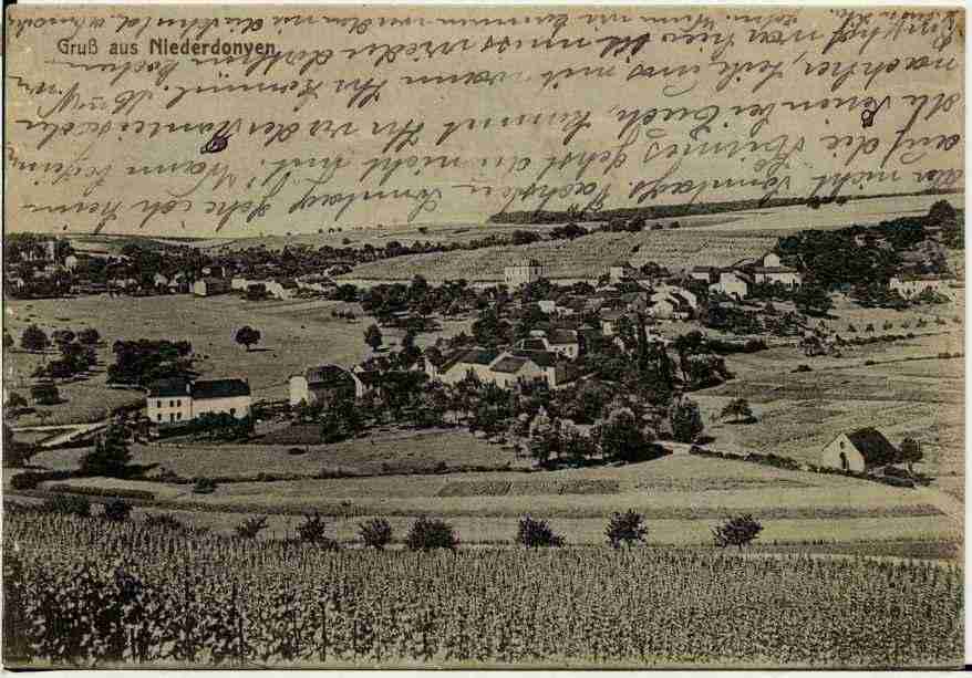 Ville de NIEDERDONVEN Carte postale ancienne Ville de NIEDERDONVEN Carte postale ancienne