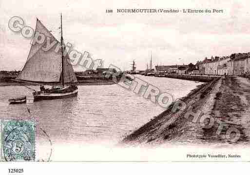 Ville de NOIRMOUTIERENL\'ILE Carte postale ancienne
