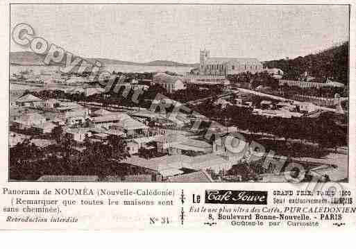 Ville de NOUMEA Carte postale ancienne Ville de NOUMEA Carte postale ancienne