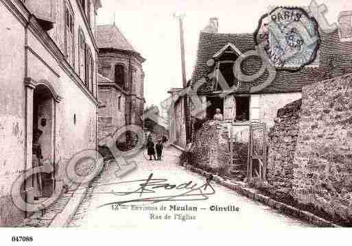 Ville de OINVILLESURMONTCIENT Carte postale ancienne