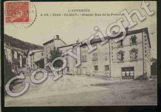 Ville de OLMET Carte postale ancienne