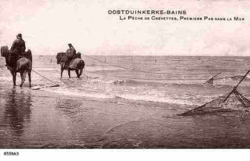 Ville de OOSTDUINKERKE Carte postale ancienne Ville de OOSTDUINKERKE Carte postale ancienne