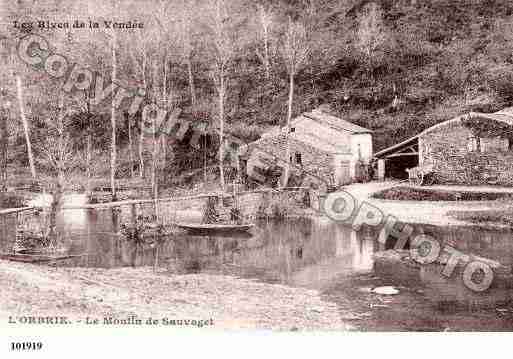 Ville de ORBRIE(L\') Carte postale ancienne