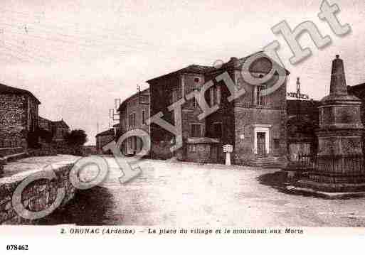 Ville de ORGNACL\\\'AVEN Carte postale ancienne