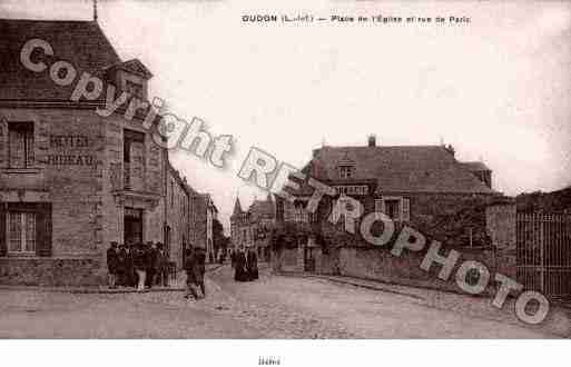 Ville de OUDON Carte postale ancienne