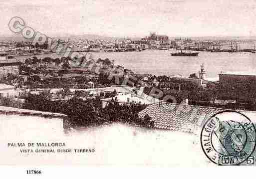 Ville de PALMADEMALLORCA Carte postale ancienne Ville de PALMADEMALLORCA Carte postale ancienne