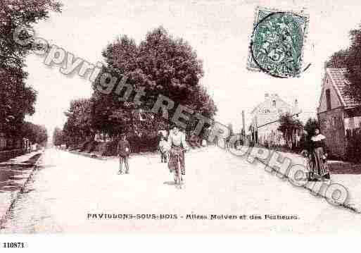 Ville de PAVILLONSSOUSBOIS(LES) Carte postale ancienne