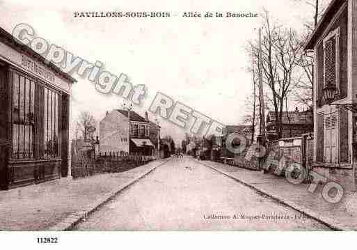 Ville de PAVILLONSSOUSBOIS(LES) Carte postale ancienne