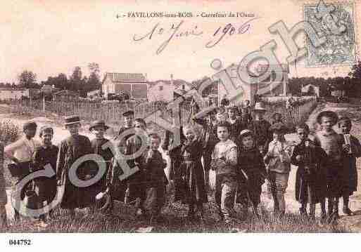 Ville de PAVILLONSSOUSBOIS(LES) Carte postale ancienne