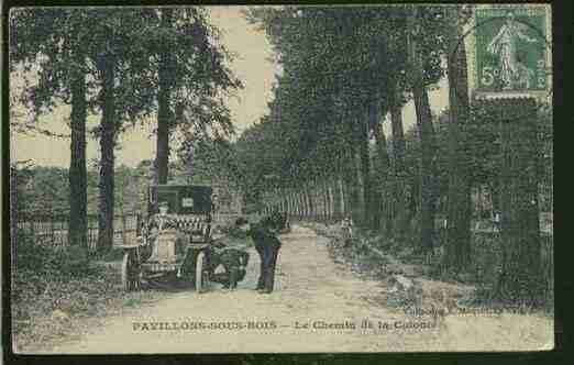 Ville de PAVILLONSSOUSBOIS(LES) Carte postale ancienne