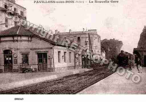 Ville de PAVILLONSSOUSBOIS(LES) Carte postale ancienne