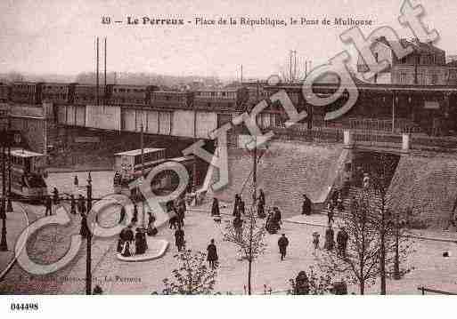 Ville de PERREUXSURMARNE(LE) Carte postale ancienne