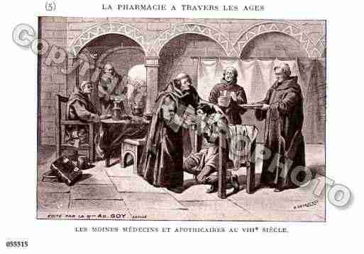 Ville de PHARMACIE Carte postale ancienne
