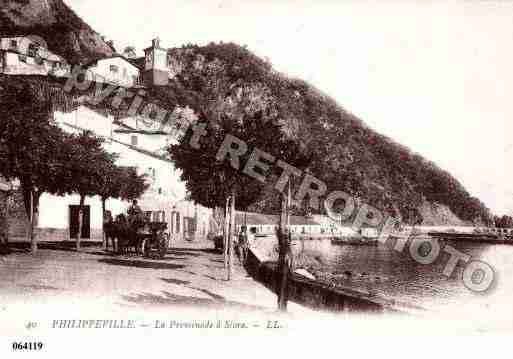 Ville de PHILIPPEVILLE Carte postale ancienne