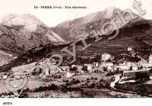 Ville de PIANA Carte postale ancienne