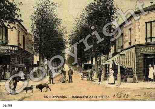 Ville de PIERREFITTESURSEINE Carte postale ancienne Ville de PIERREFITTESURSEINE Carte postale ancienne