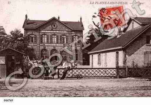 Ville de PLAINESAINTDENIS(LA) Carte postale ancienne Ville de PLAINESAINTDENIS(LA) Carte postale ancienne
