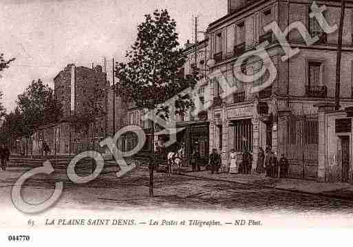 Ville de PLAINESAINTDENIS(LA) Carte postale ancienne